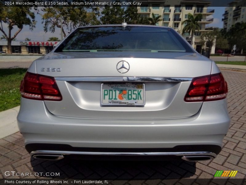 Iridium Silver Metallic / Gray/Dark Gray 2014 Mercedes-Benz E 350 Sedan