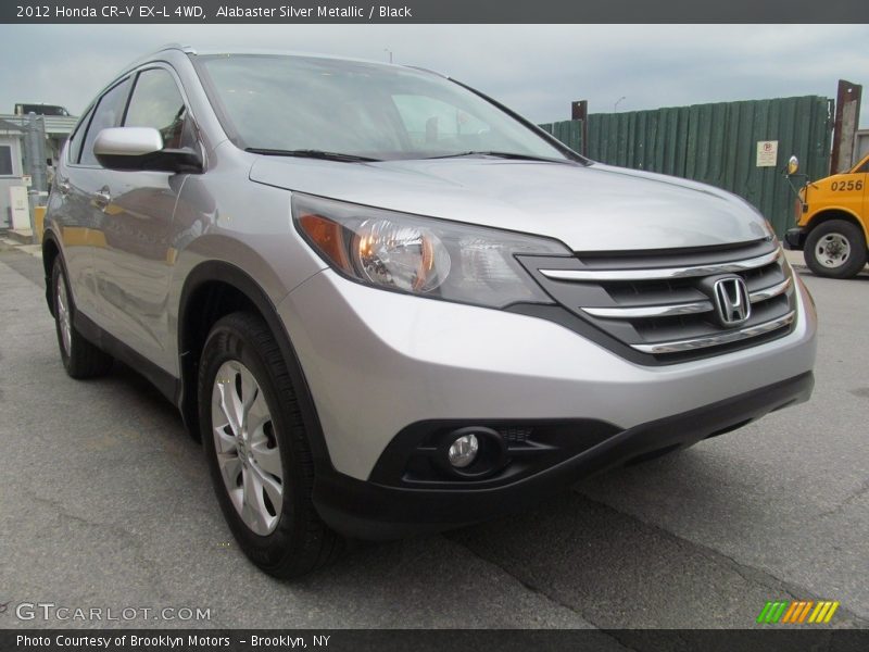 Alabaster Silver Metallic / Black 2012 Honda CR-V EX-L 4WD