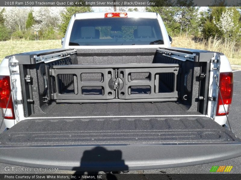 Bright Silver Metallic / Black/Diesel Gray 2018 Ram 1500 Tradesman Quad Cab 4x4