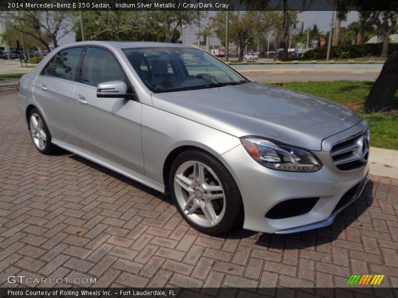 Iridium Silver Metallic / Gray/Dark Gray 2014 Mercedes-Benz E 350 Sedan
