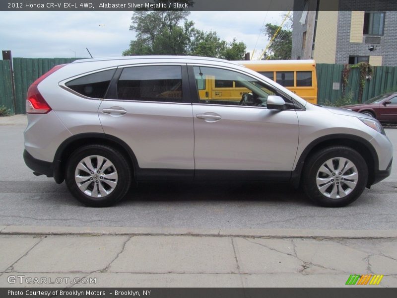 Alabaster Silver Metallic / Black 2012 Honda CR-V EX-L 4WD