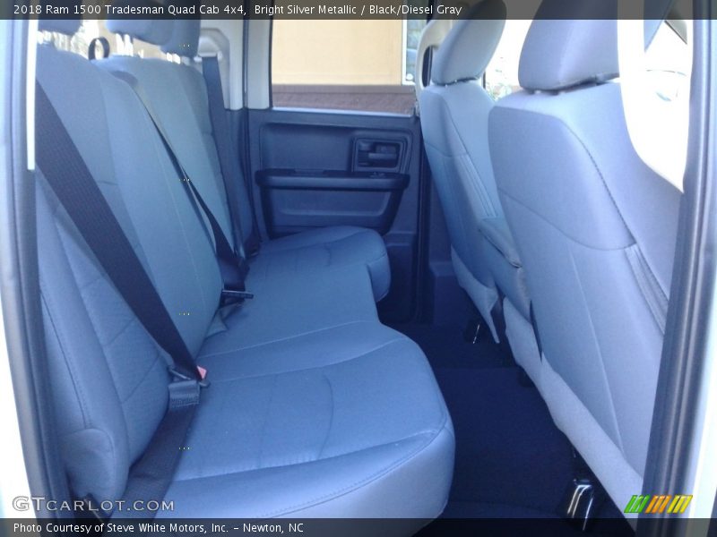 Bright Silver Metallic / Black/Diesel Gray 2018 Ram 1500 Tradesman Quad Cab 4x4