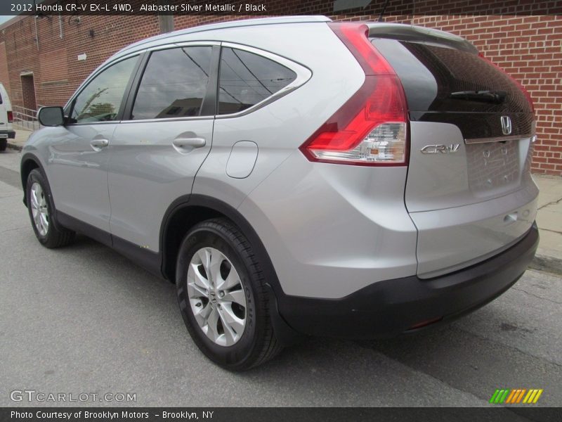 Alabaster Silver Metallic / Black 2012 Honda CR-V EX-L 4WD