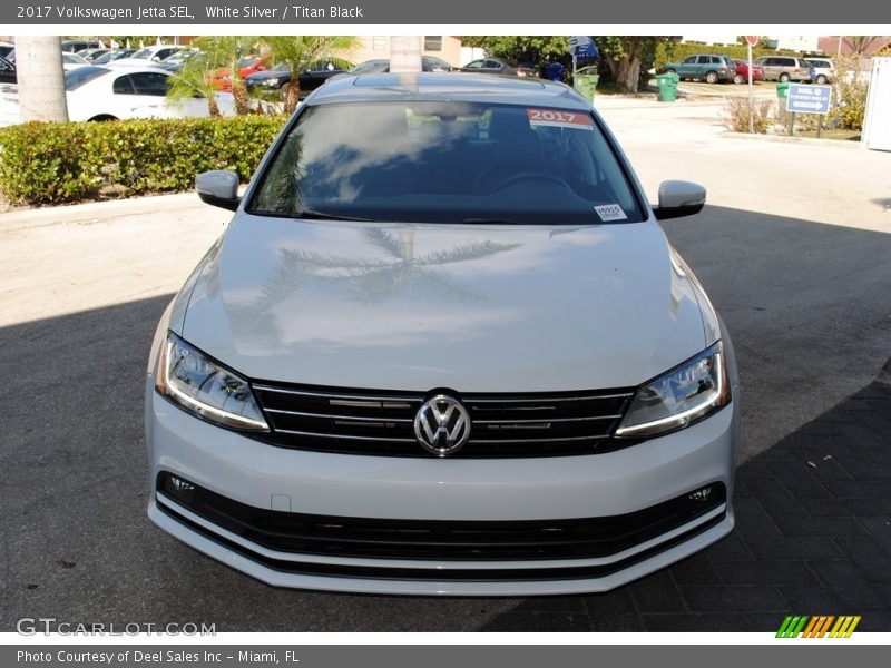 White Silver / Titan Black 2017 Volkswagen Jetta SEL