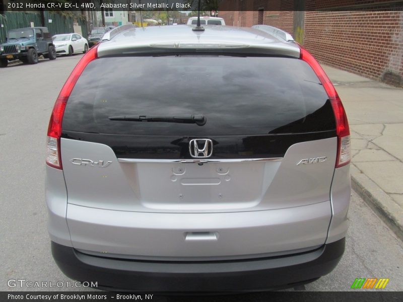 Alabaster Silver Metallic / Black 2012 Honda CR-V EX-L 4WD