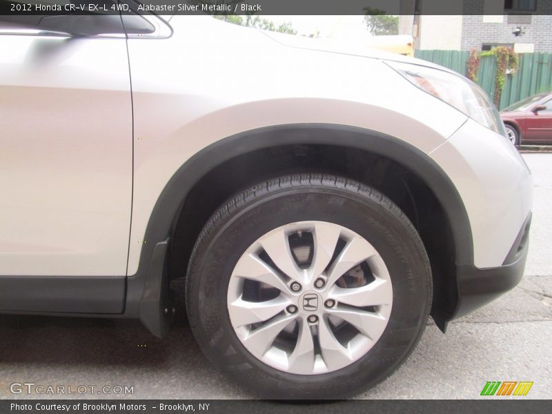 Alabaster Silver Metallic / Black 2012 Honda CR-V EX-L 4WD