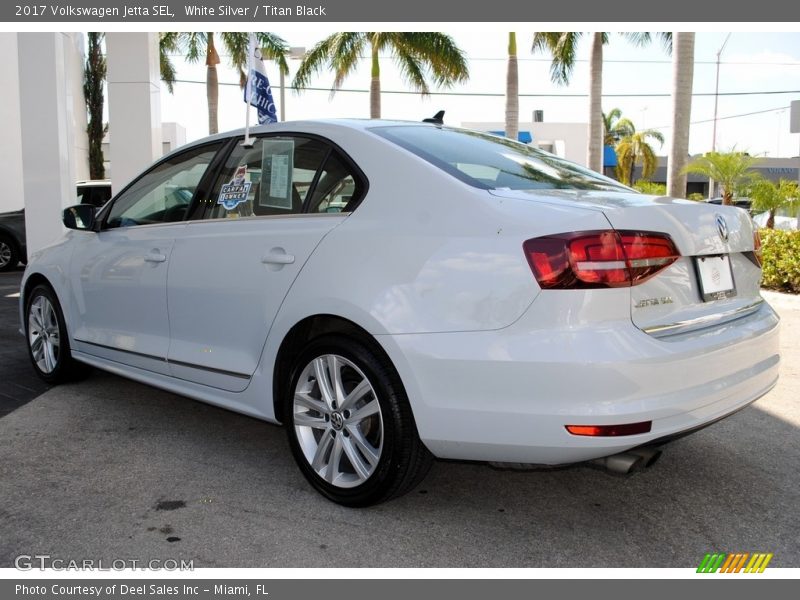 White Silver / Titan Black 2017 Volkswagen Jetta SEL