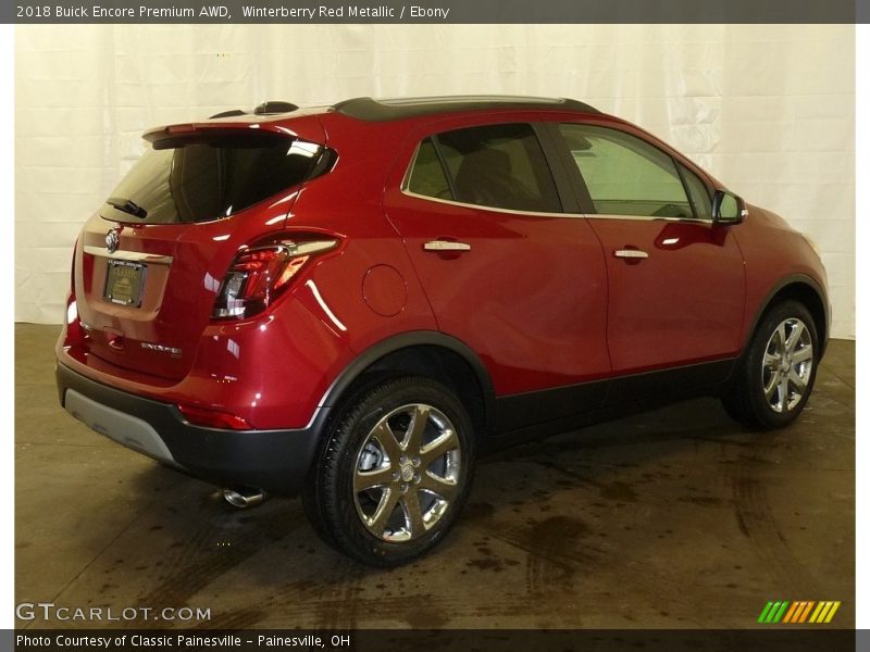 Winterberry Red Metallic / Ebony 2018 Buick Encore Premium AWD