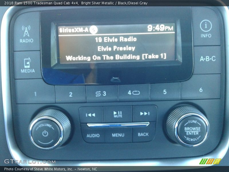 Bright Silver Metallic / Black/Diesel Gray 2018 Ram 1500 Tradesman Quad Cab 4x4