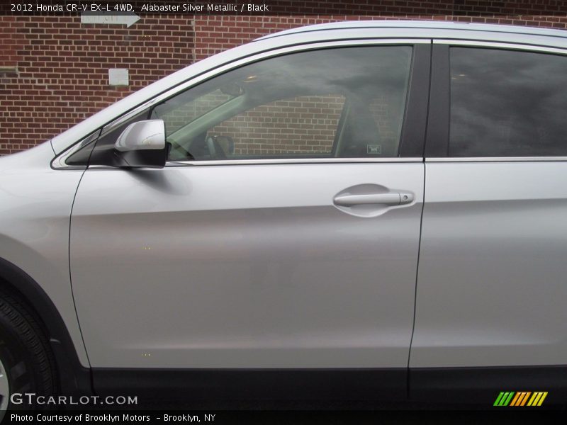 Alabaster Silver Metallic / Black 2012 Honda CR-V EX-L 4WD
