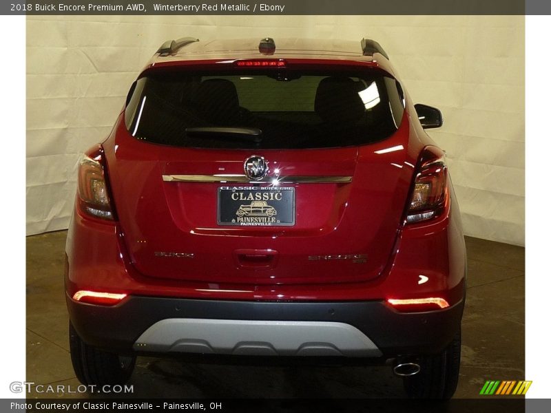 Winterberry Red Metallic / Ebony 2018 Buick Encore Premium AWD