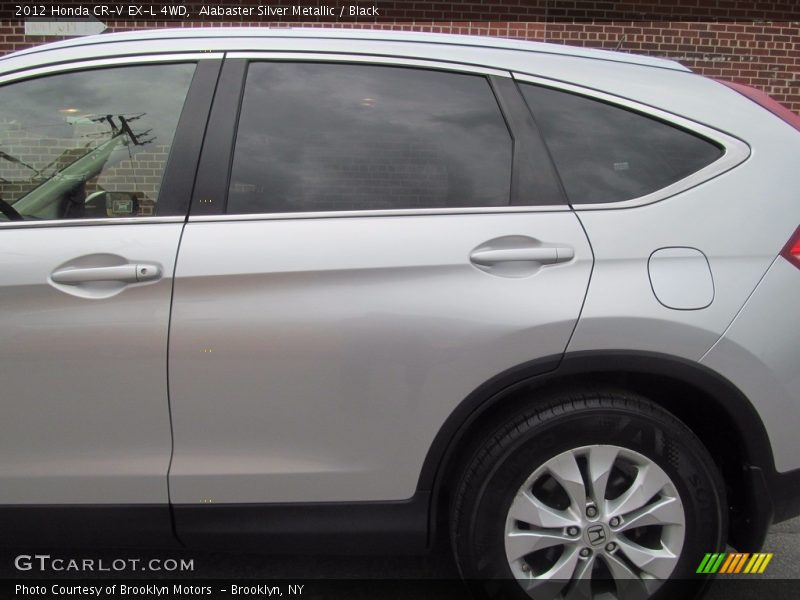 Alabaster Silver Metallic / Black 2012 Honda CR-V EX-L 4WD