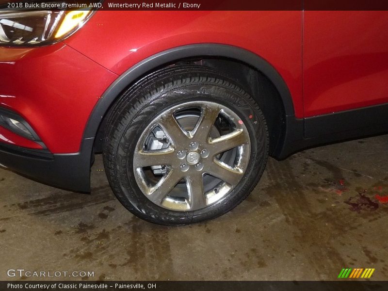Winterberry Red Metallic / Ebony 2018 Buick Encore Premium AWD