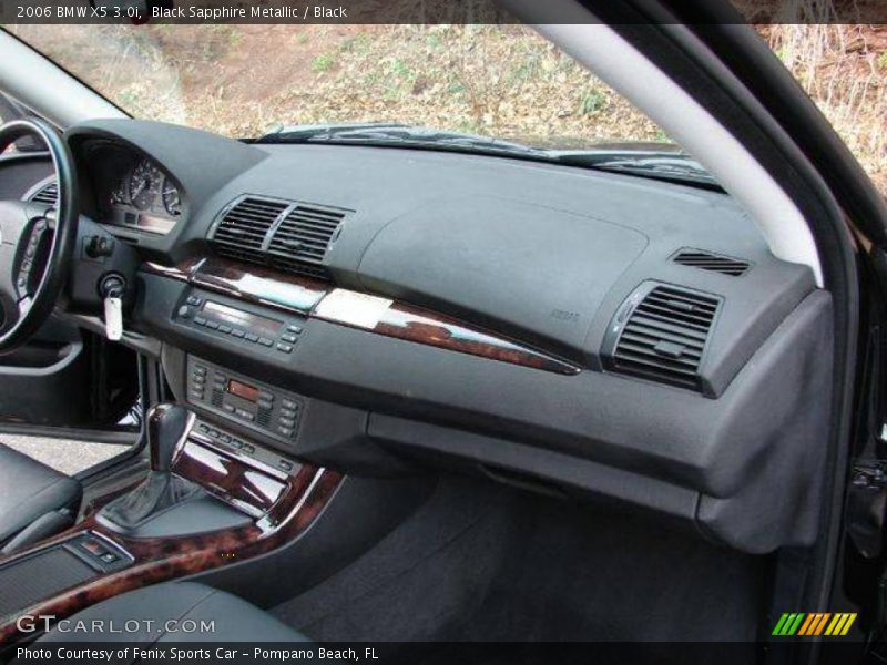 Black Sapphire Metallic / Black 2006 BMW X5 3.0i