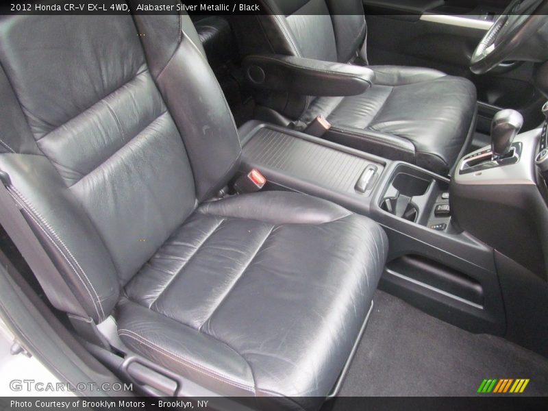 Alabaster Silver Metallic / Black 2012 Honda CR-V EX-L 4WD