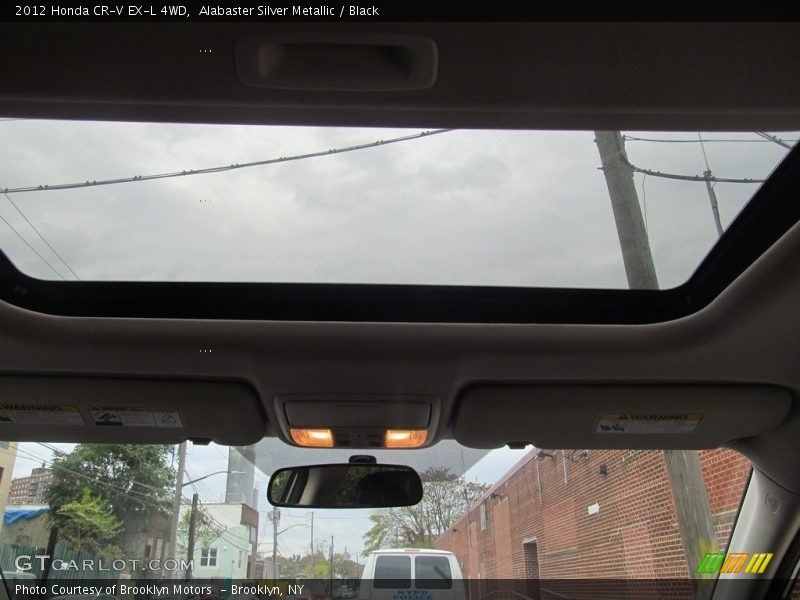 Alabaster Silver Metallic / Black 2012 Honda CR-V EX-L 4WD
