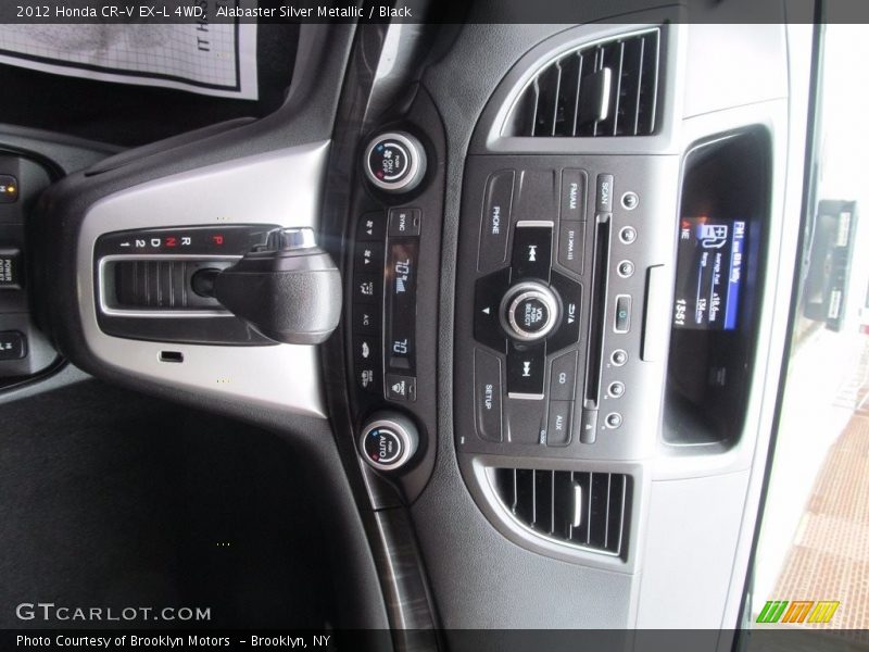 Alabaster Silver Metallic / Black 2012 Honda CR-V EX-L 4WD