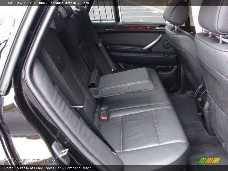 Black Sapphire Metallic / Black 2006 BMW X5 3.0i