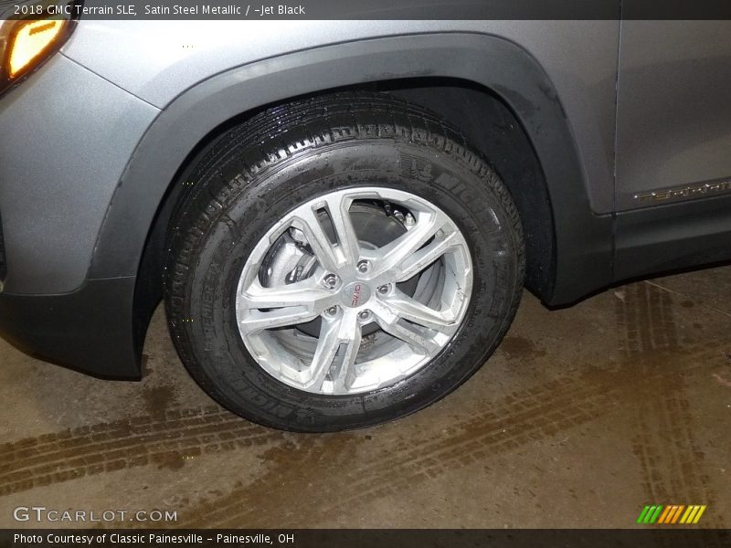Satin Steel Metallic / ­Jet Black 2018 GMC Terrain SLE
