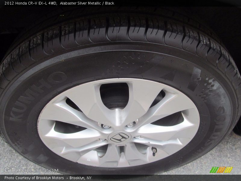 Alabaster Silver Metallic / Black 2012 Honda CR-V EX-L 4WD