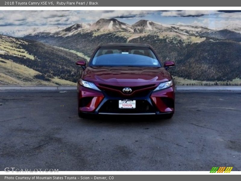 Ruby Flare Pearl / Black 2018 Toyota Camry XSE V6