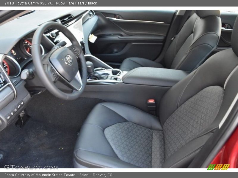 Ruby Flare Pearl / Black 2018 Toyota Camry XSE V6