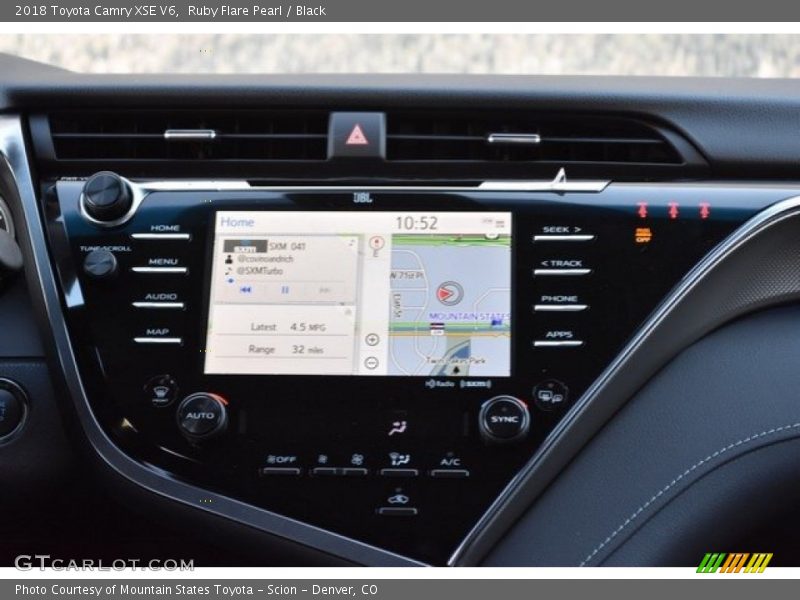 Ruby Flare Pearl / Black 2018 Toyota Camry XSE V6