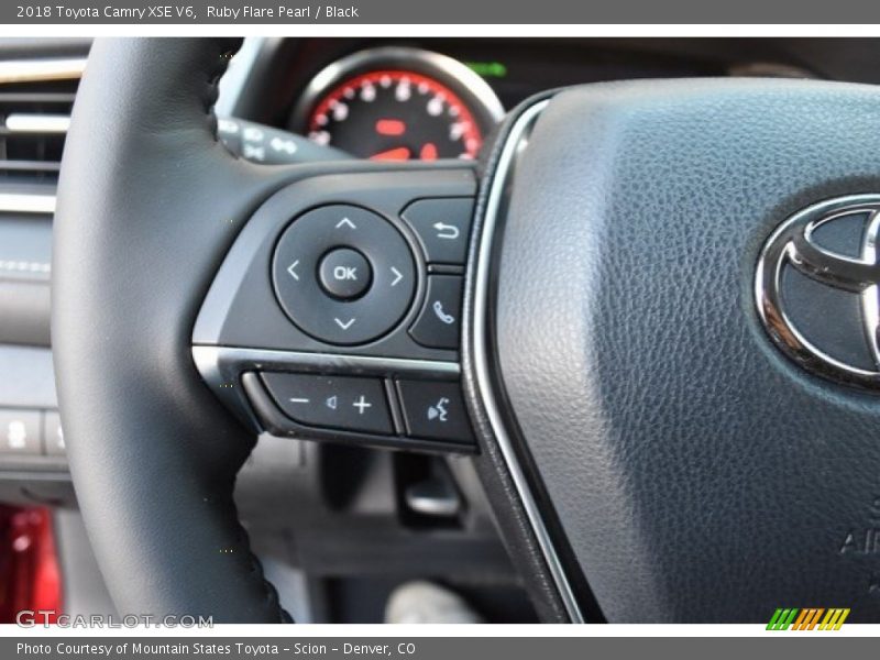 Ruby Flare Pearl / Black 2018 Toyota Camry XSE V6