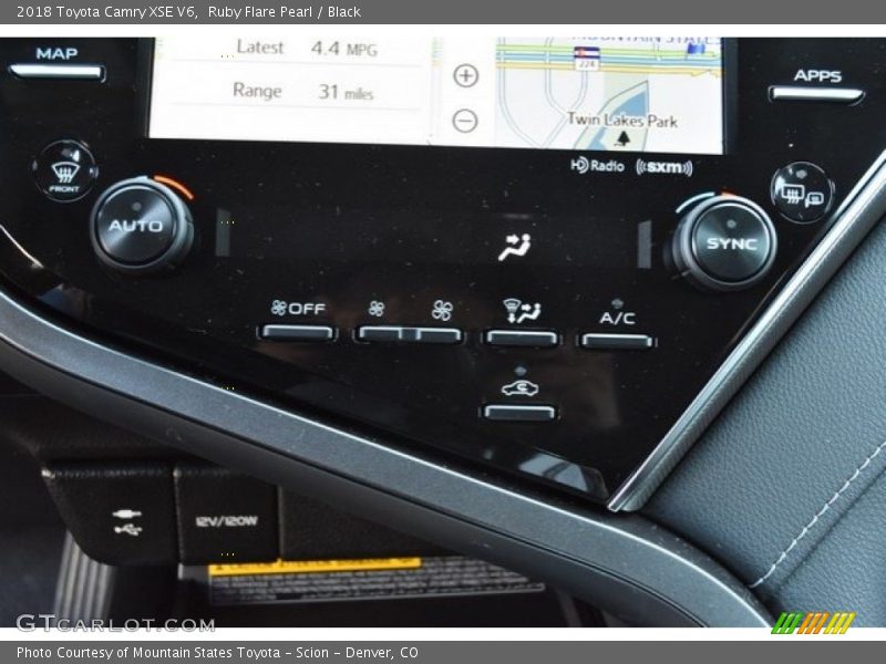 Ruby Flare Pearl / Black 2018 Toyota Camry XSE V6