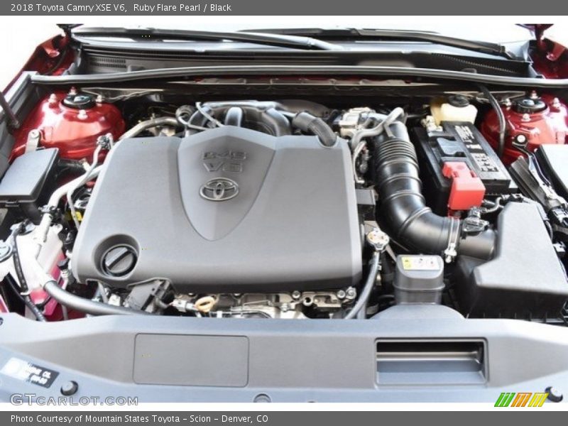 Ruby Flare Pearl / Black 2018 Toyota Camry XSE V6