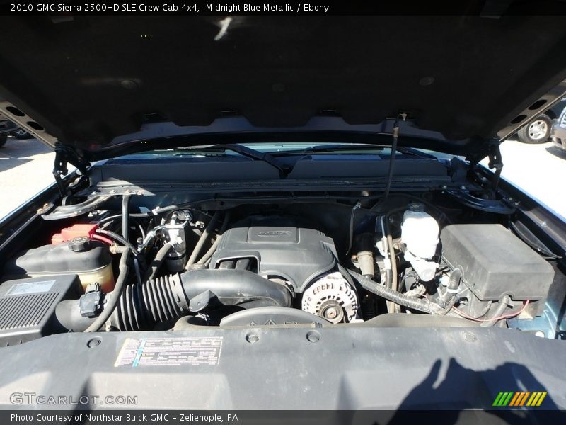 Midnight Blue Metallic / Ebony 2010 GMC Sierra 2500HD SLE Crew Cab 4x4