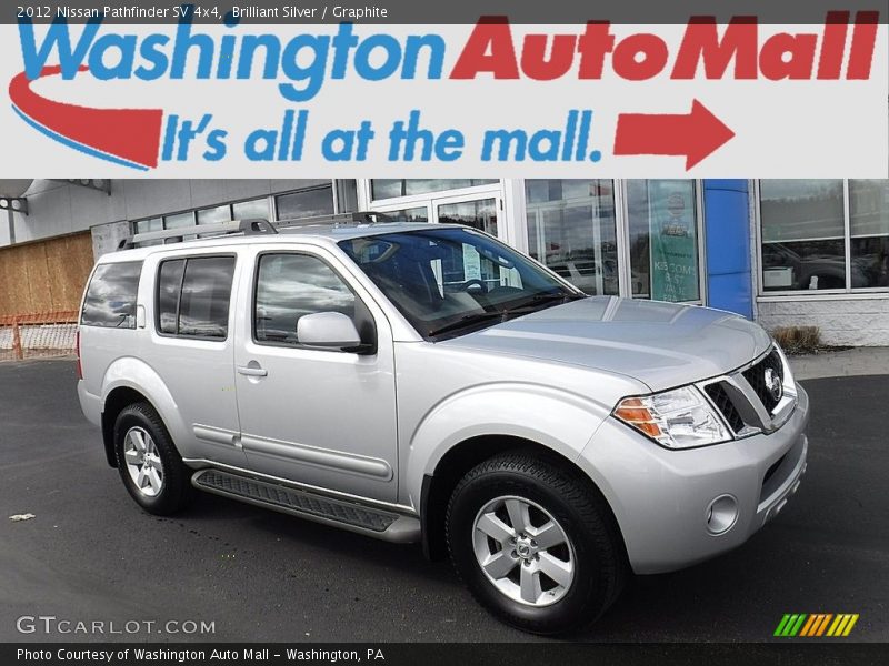 Brilliant Silver / Graphite 2012 Nissan Pathfinder SV 4x4
