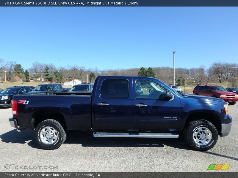 Midnight Blue Metallic / Ebony 2010 GMC Sierra 2500HD SLE Crew Cab 4x4