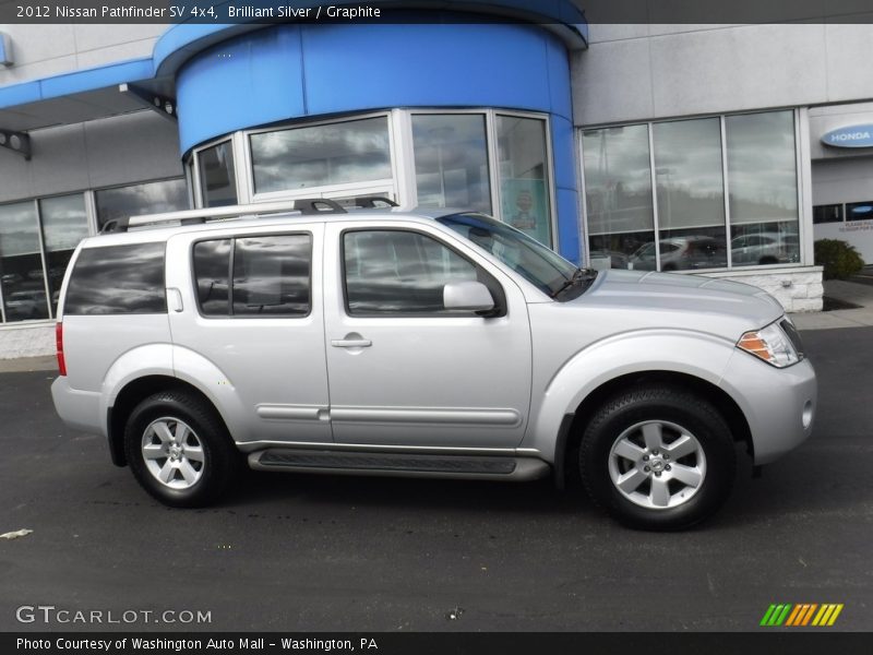 Brilliant Silver / Graphite 2012 Nissan Pathfinder SV 4x4