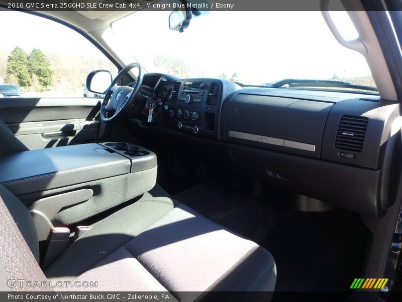 Midnight Blue Metallic / Ebony 2010 GMC Sierra 2500HD SLE Crew Cab 4x4