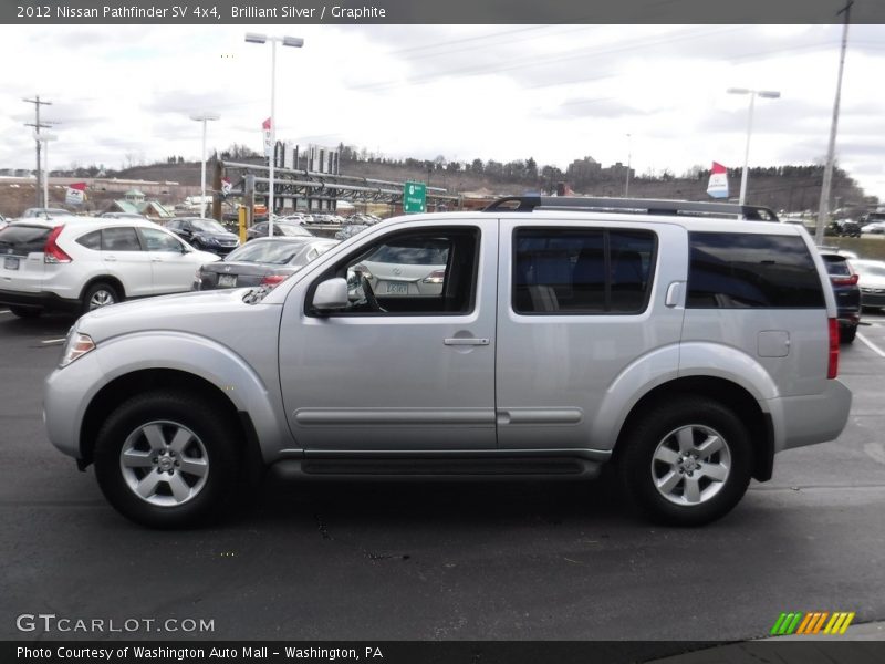 Brilliant Silver / Graphite 2012 Nissan Pathfinder SV 4x4