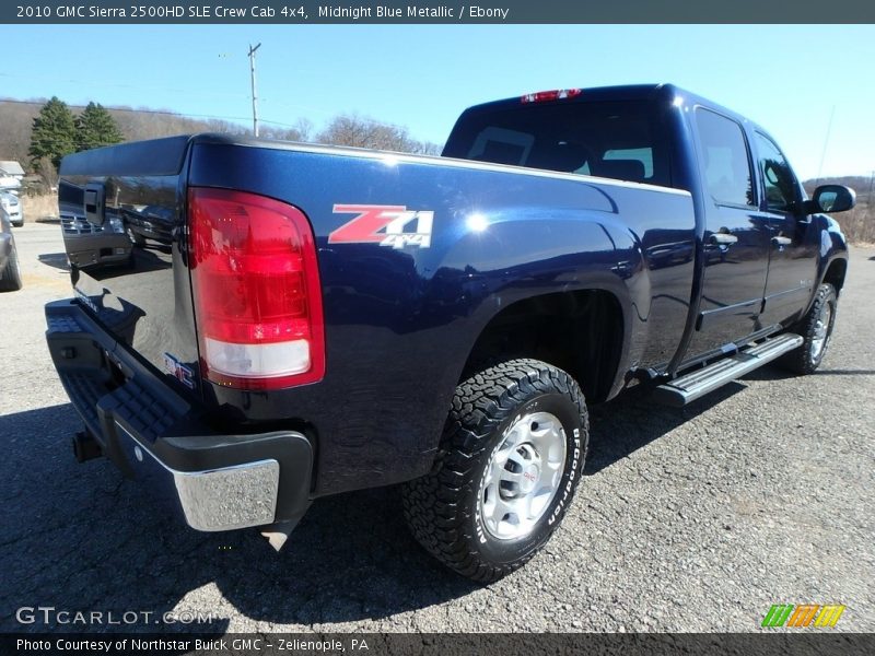 Midnight Blue Metallic / Ebony 2010 GMC Sierra 2500HD SLE Crew Cab 4x4
