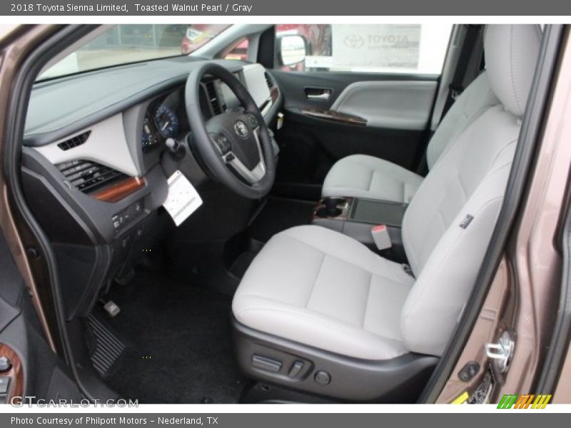 Toasted Walnut Pearl / Gray 2018 Toyota Sienna Limited