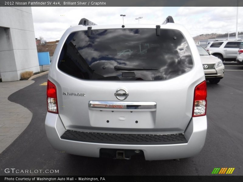 Brilliant Silver / Graphite 2012 Nissan Pathfinder SV 4x4