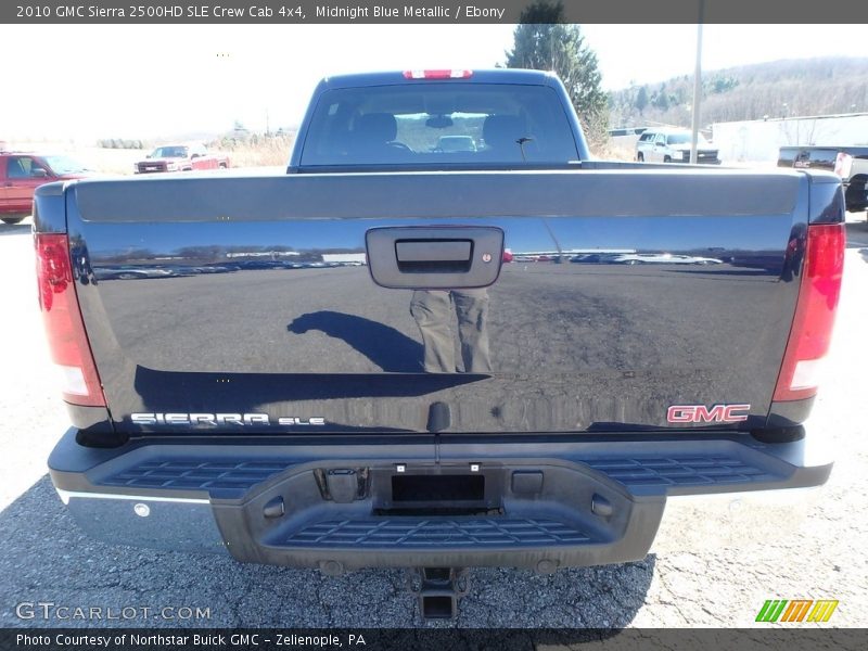 Midnight Blue Metallic / Ebony 2010 GMC Sierra 2500HD SLE Crew Cab 4x4
