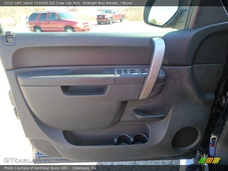 Midnight Blue Metallic / Ebony 2010 GMC Sierra 2500HD SLE Crew Cab 4x4