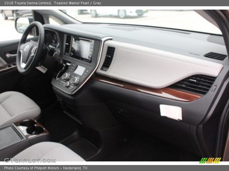 Toasted Walnut Pearl / Gray 2018 Toyota Sienna Limited