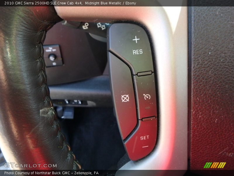 Midnight Blue Metallic / Ebony 2010 GMC Sierra 2500HD SLE Crew Cab 4x4