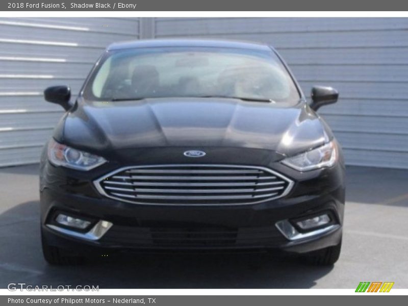 Shadow Black / Ebony 2018 Ford Fusion S