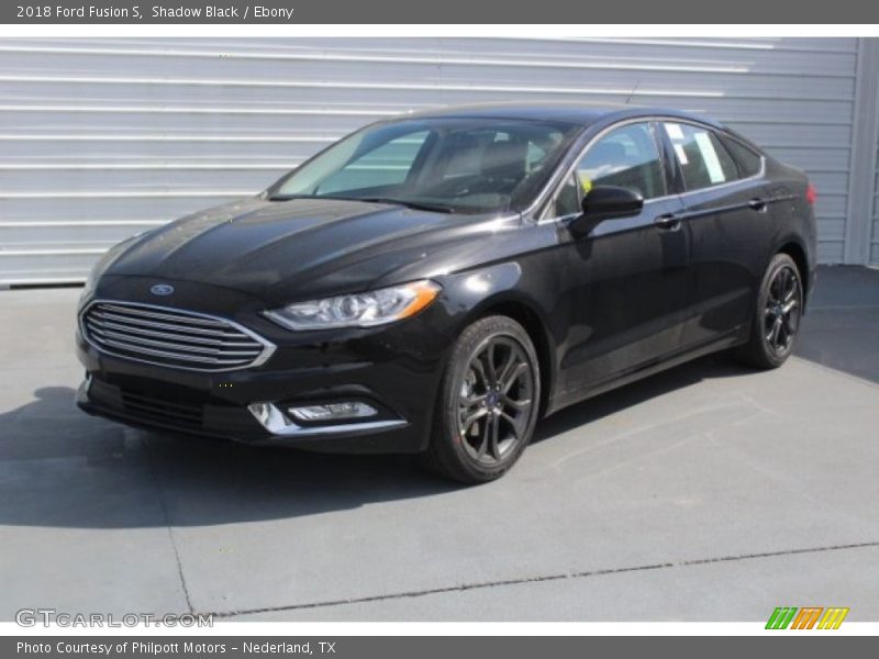 Shadow Black / Ebony 2018 Ford Fusion S