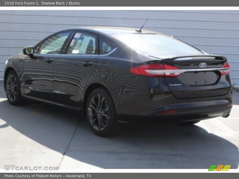 Shadow Black / Ebony 2018 Ford Fusion S