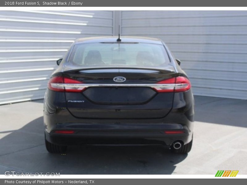 Shadow Black / Ebony 2018 Ford Fusion S