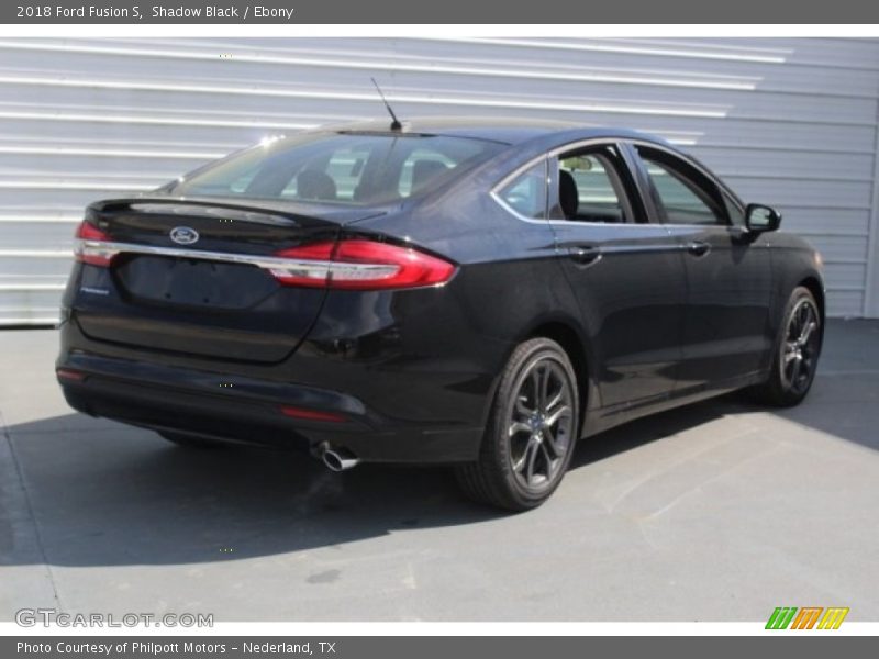 Shadow Black / Ebony 2018 Ford Fusion S