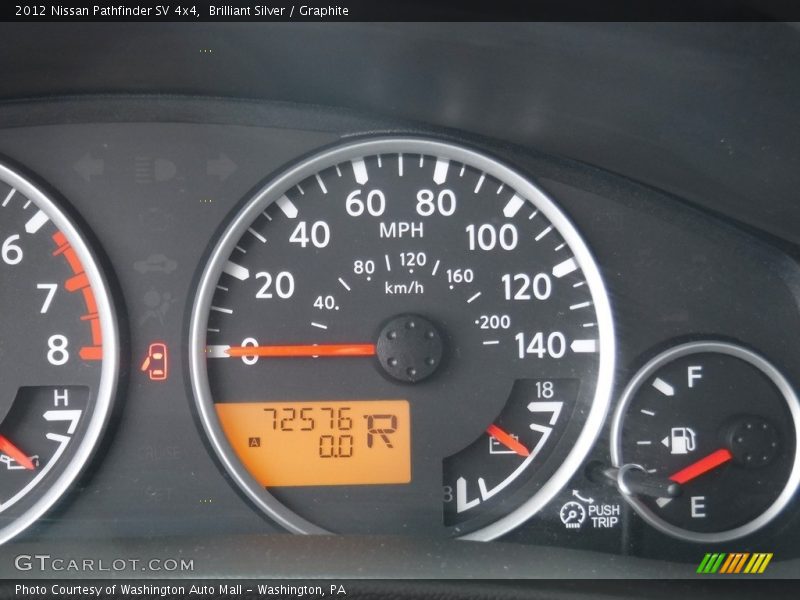 Brilliant Silver / Graphite 2012 Nissan Pathfinder SV 4x4