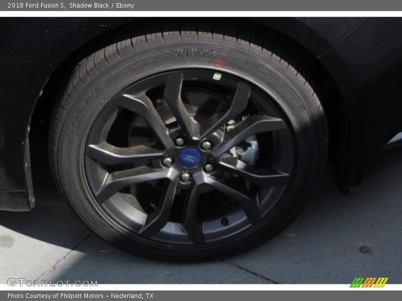 Shadow Black / Ebony 2018 Ford Fusion S